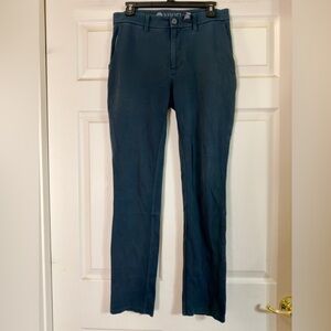 Vuori Men's Everything Chino Pants Dark Blue Althetic Stretch Sz‎ 30x30 EUC